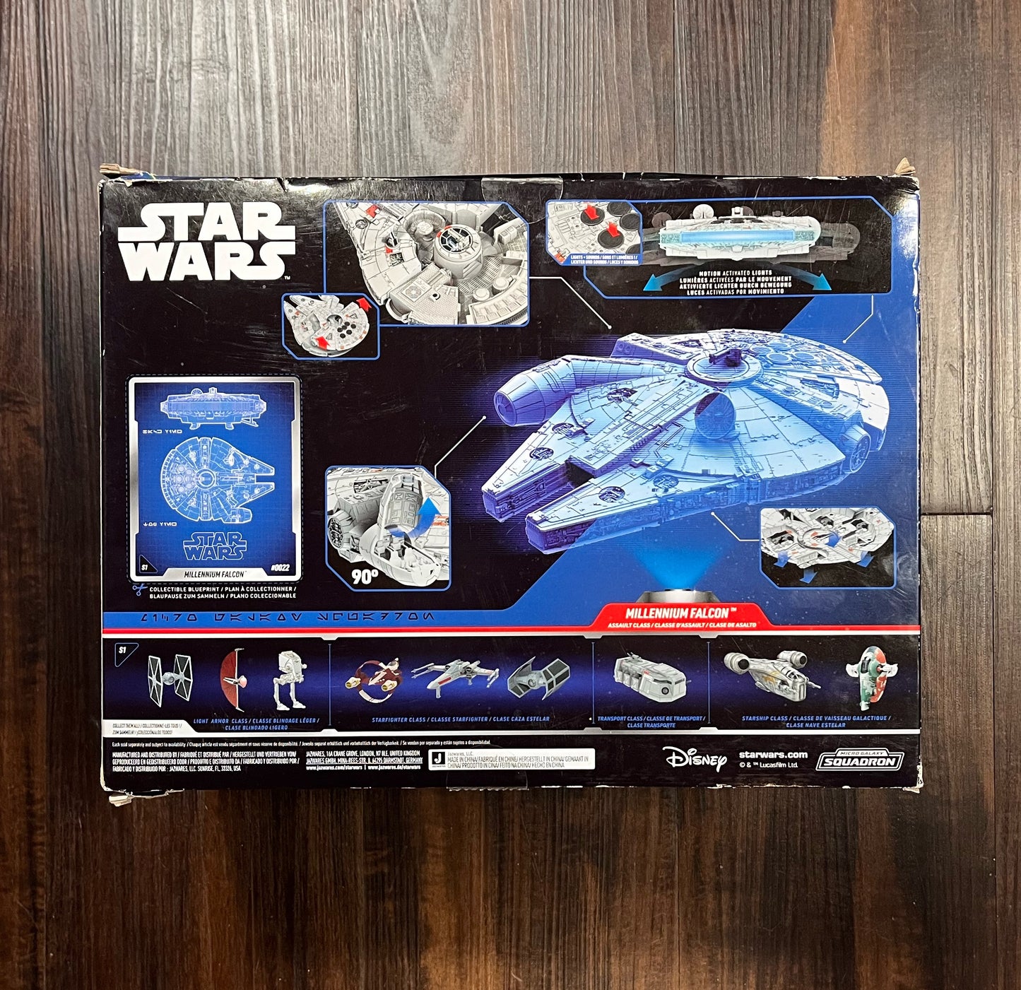 Star Wars Micro Galaxy Squadron Millennium Falcon #0022 Jazwares Series 1 Launch Edition