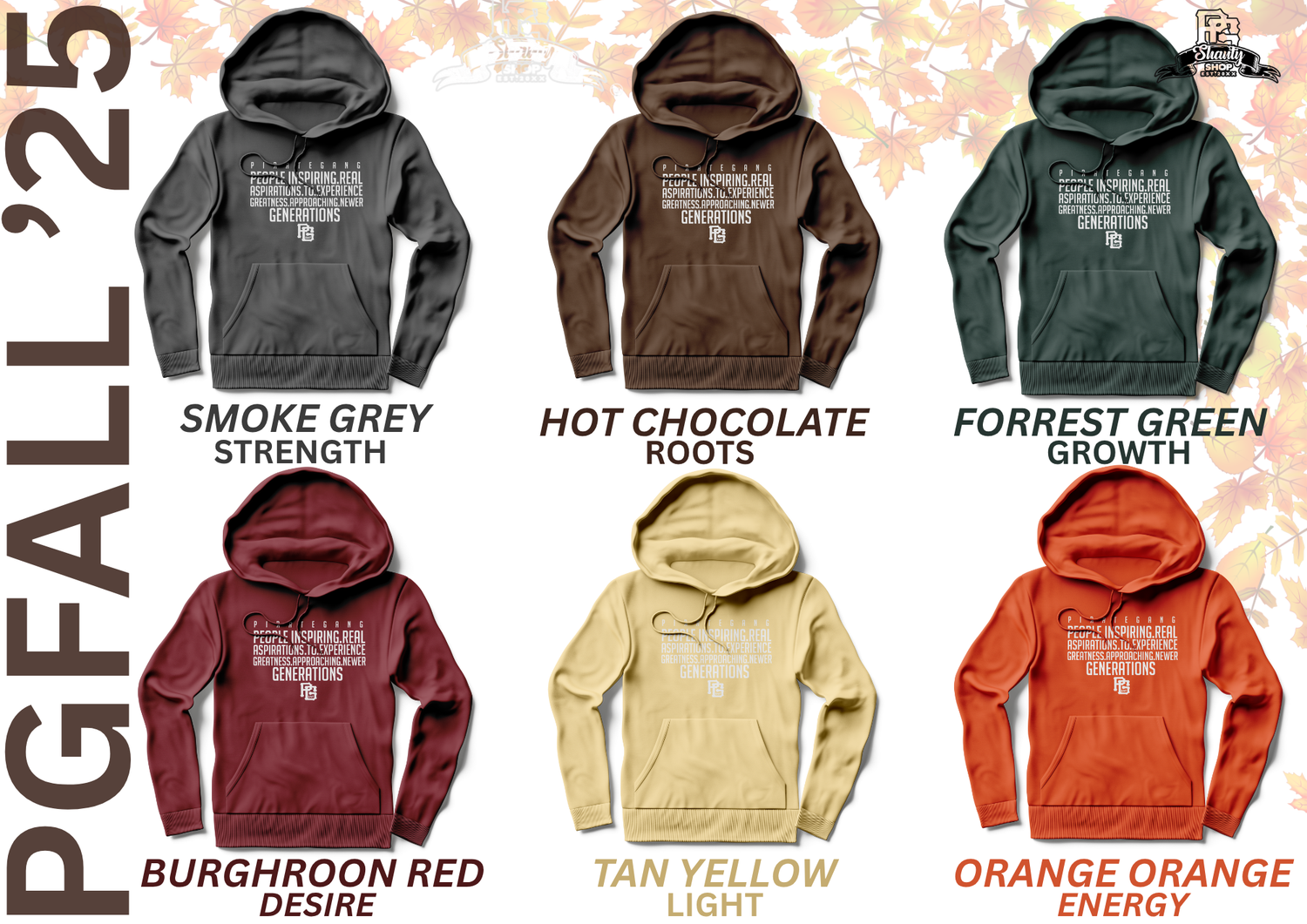 🍂 PGEnt Fall Drop 2025 — “Grounded in Greatness”