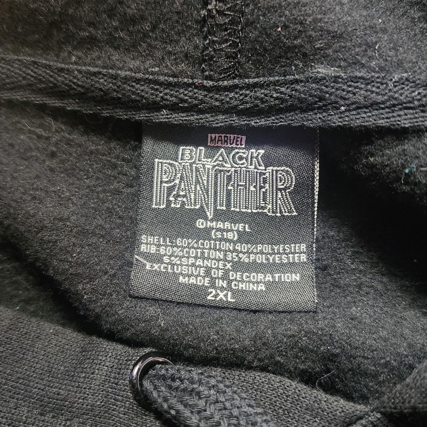 (Sold) - Official Marvel Black Panther Hoodie Size: XXLarge