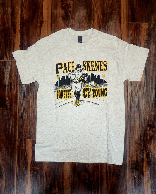 Paul Skeens "Forver CY Young" Pittsburgh Pirates T-Shirt