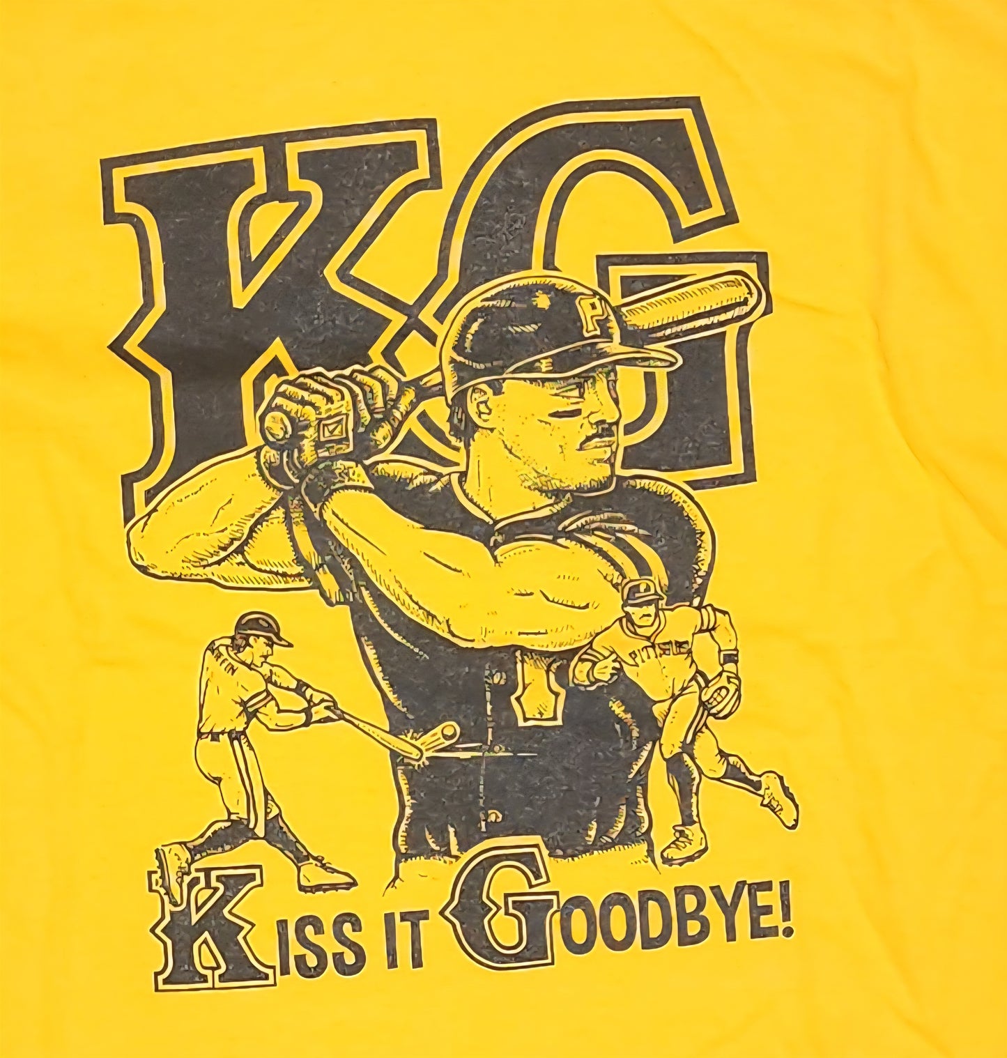 Konnor Griffin Pittsburgh Pirates Kiss it Goodbye Yellow/Gold T-shirt