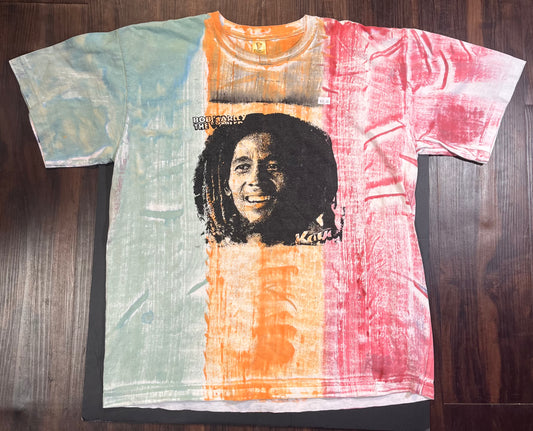 Bob Marley Multi color Graphic Tee Size: Large