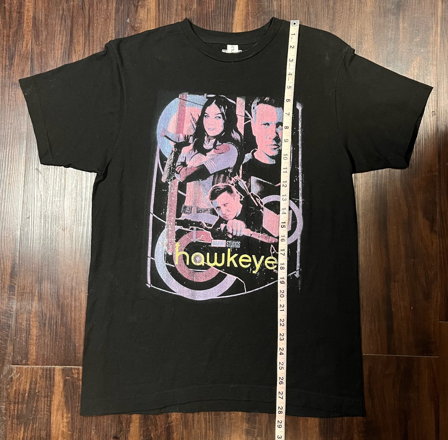 Marvel Hawkeye Black Graphic Tee Size: Medium