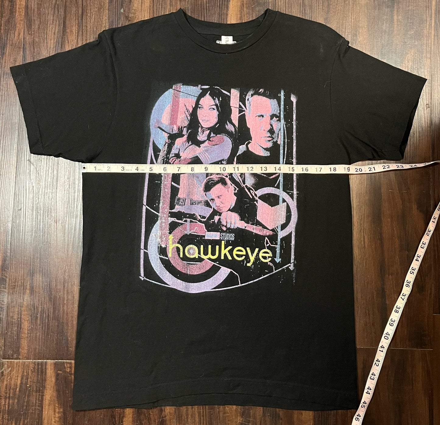 Marvel Hawkeye Black Graphic Tee Size: Medium