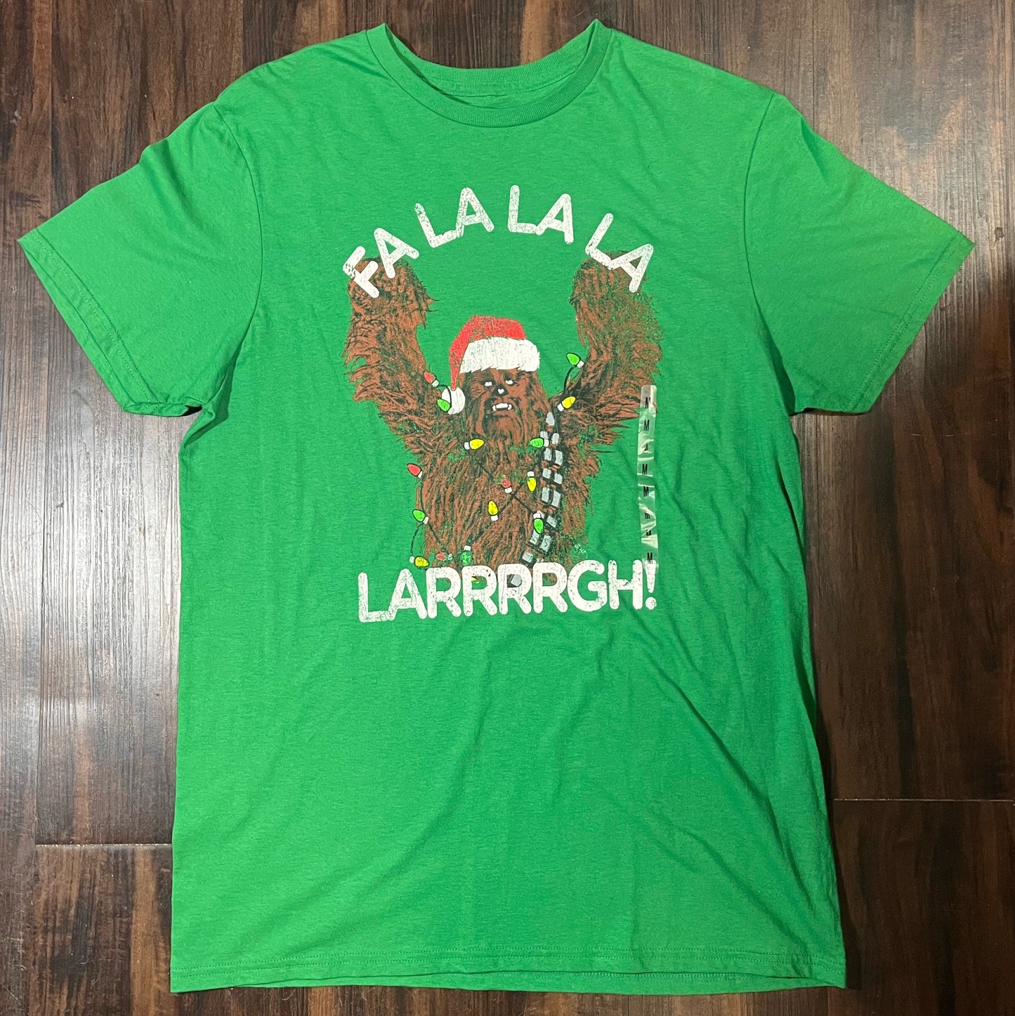 Starwars Chistmas theme Chewbacca Size: M