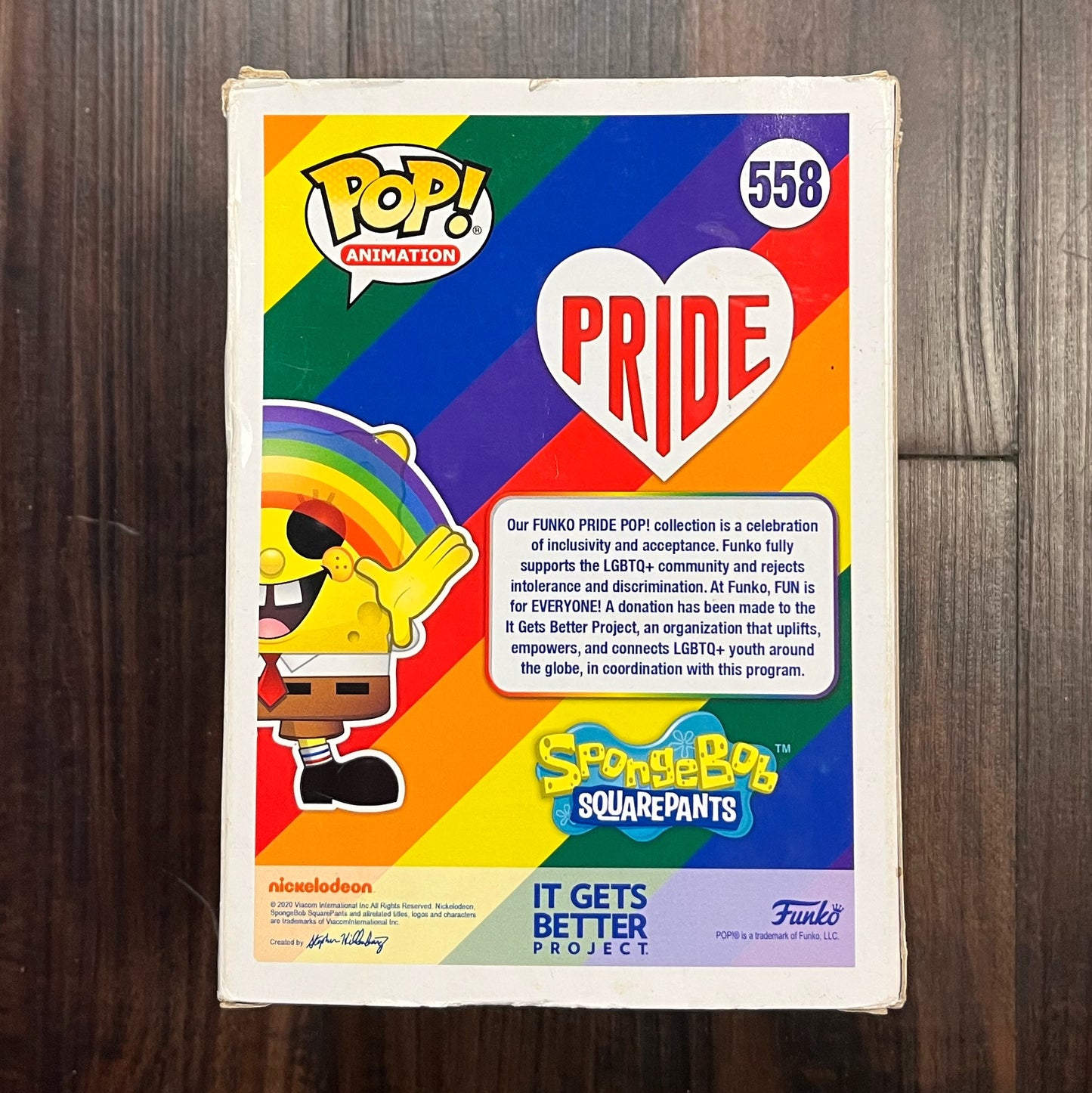 Spongebob Squarepants Rainbow Funko Pop! #558