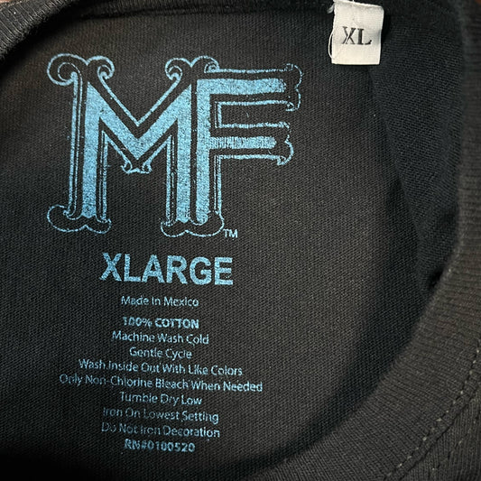 SpongeBob SquarePants MF Brand Black Neon Men's Graphic T-Shirt Size XLarge