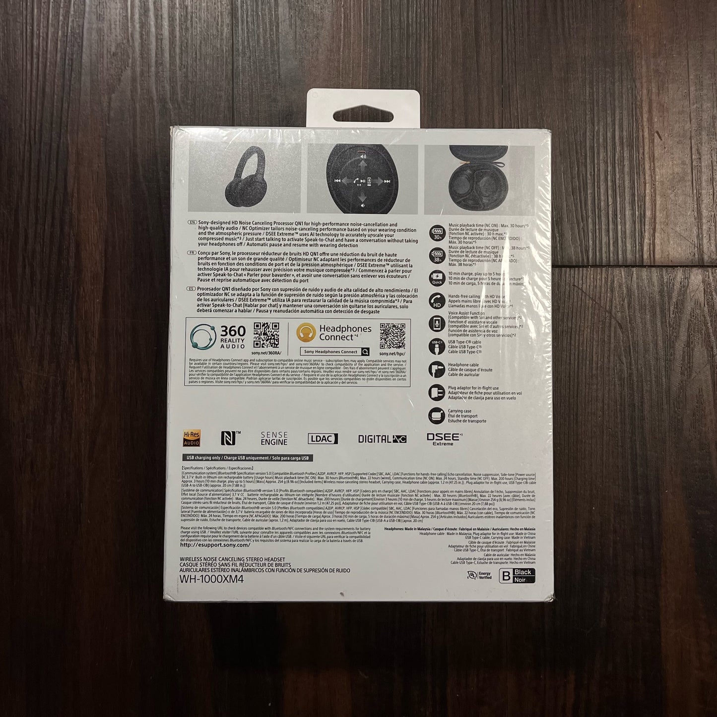 New Sony WH-1000XM4 Wirless On-Ear Bluetooth