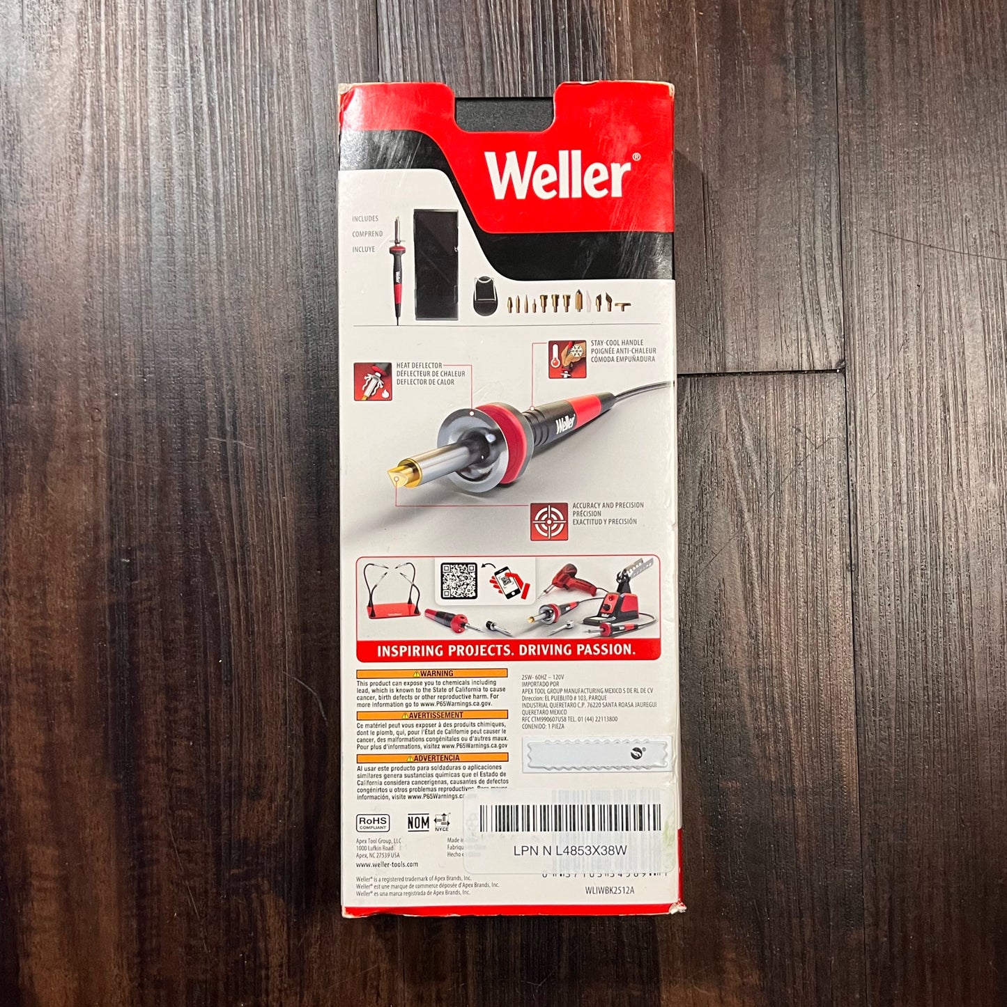 15 piece 25-Watt Woodburning Kit