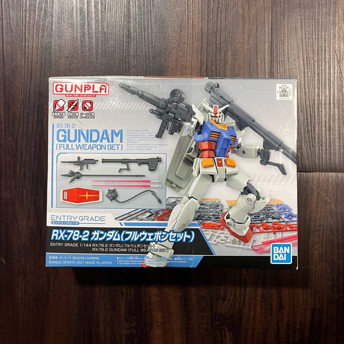 Bandai Hobby Mobile Suit Gundam RX-78-2 Full Weapons Set
