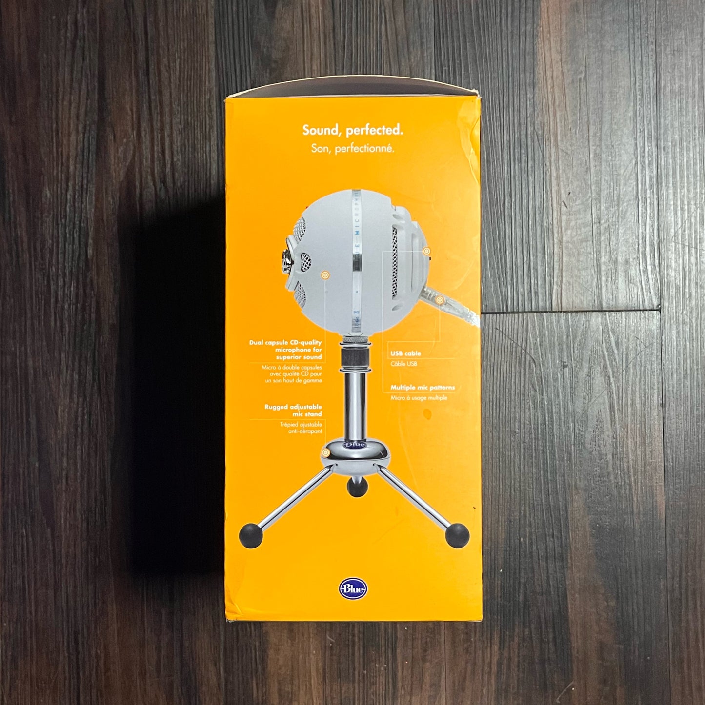 Blue Snowball USB Microphone for PC, Mac, Gaming, Recording, Streaming, Podcasting