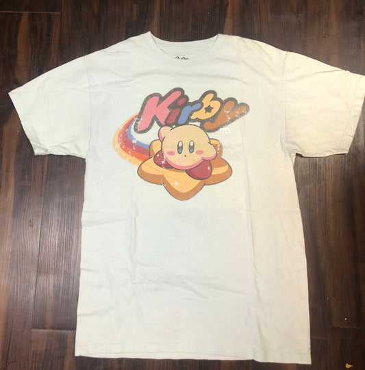 Kirby White Graphic Tee - Size - M