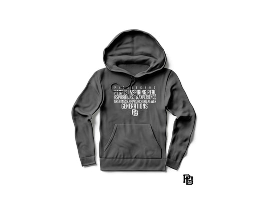 Smoke Grey PG AC Forever wear hoodie
